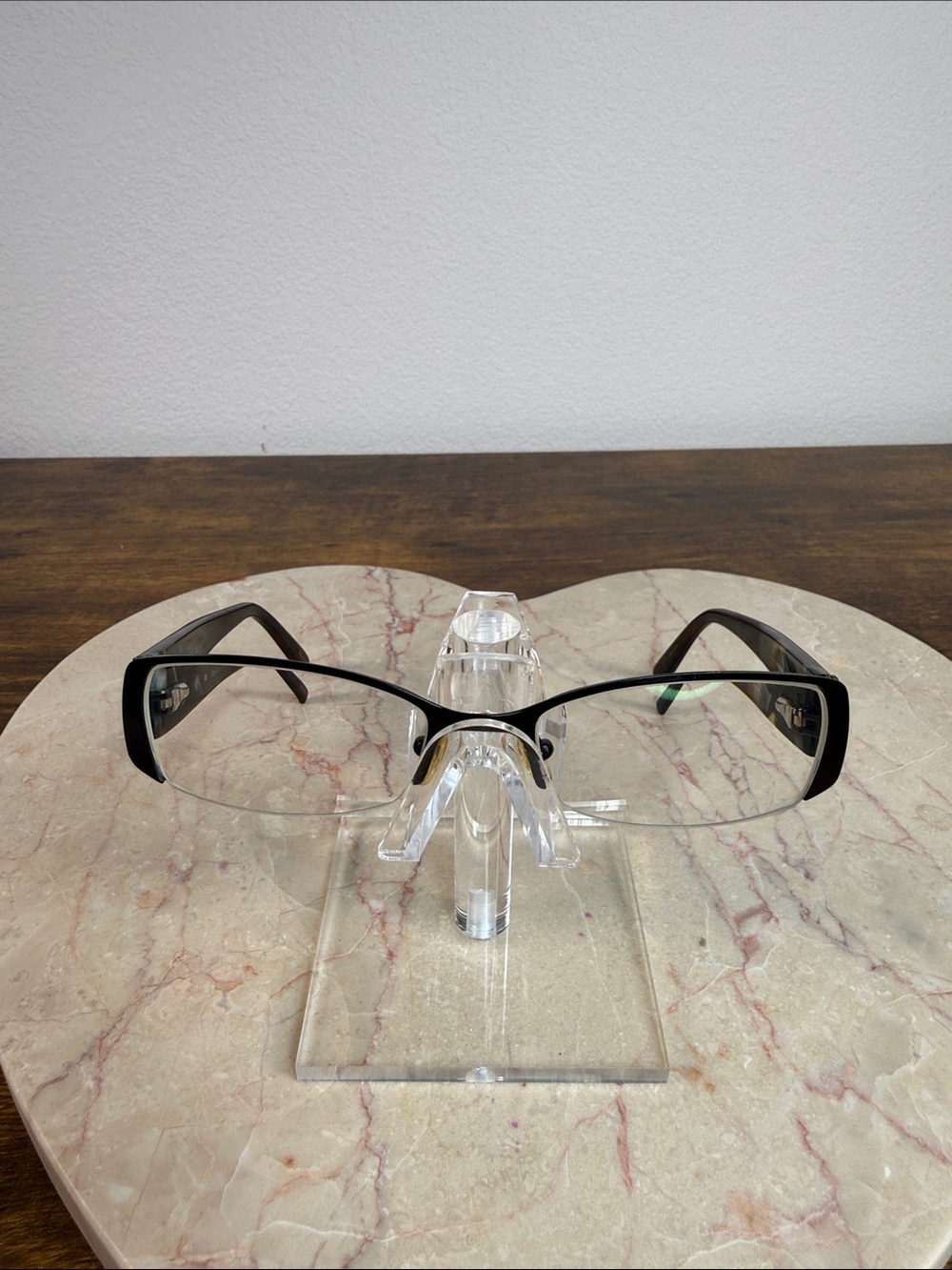 Black Rimless Reading RX Glasses